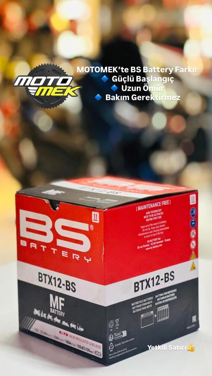 Sym Gts 250 Joyride 300 Uyumlu Bs Battery Btx12-bs Motosiklet Aküsü Ytx12