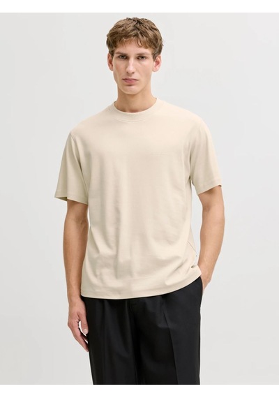 Jprblaowen Ss Brandıng Tee Sn Erkek T-shirt 12292397 Bej