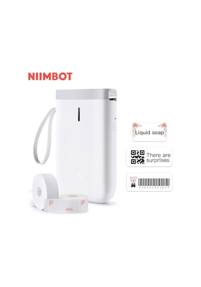 Niimbot D11 Bluetooth Taşınabilir Termal Etiket Yazıcı Beyaz