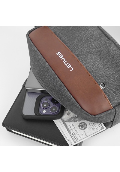 Lenyes Lb541 Rambler Storage Serisi Su Geçirmez Aşınmaya Ve Çizilmeye Dayanıklı Aksesuar Çantası Gri