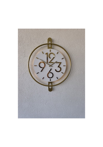 Pey Aksesuar Metal -çelik Gövde -ideal Boy 40x50cm - Metal Ledli Duvar Dekor M46-gold-beyaz-gold Mobilya Ma46-gold-siyah-gold