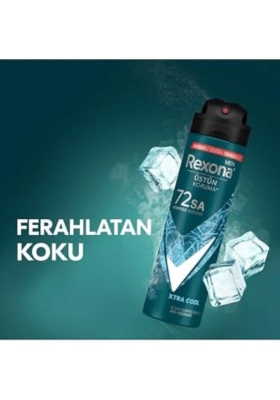 Men Erkek Sprey Deodorant Xtra Cool 72 Saat Kesintisiz Üstün Koruma 150 Ml