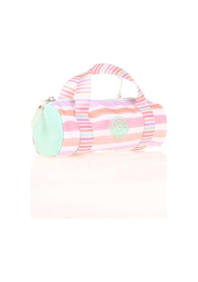 Kaukko Travel Double Stripe Kalem Çantası Mint K2600