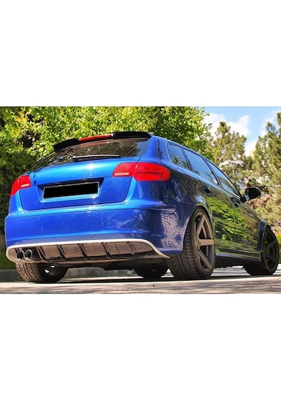 Audi A3 8P/Sb Hb Rs3 Spoiler Piona Black Spoyler 2003 - 2007