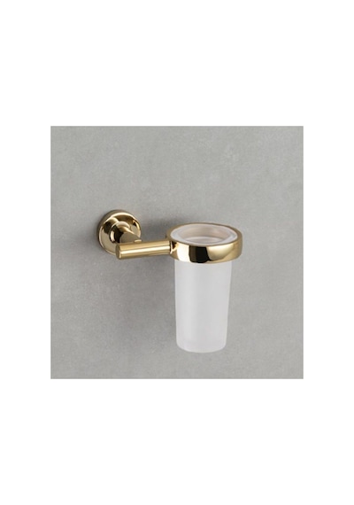 Hoop Diş Fırçalığı Cam/gold Renk 130x102x131 Mm Diğer
