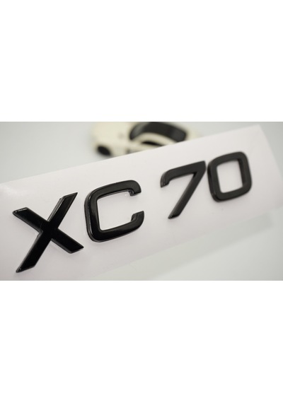 Dk Tuning Xc70 Siyah Abs Bagaj Yazı Logo Volvo İle Uyumlu
