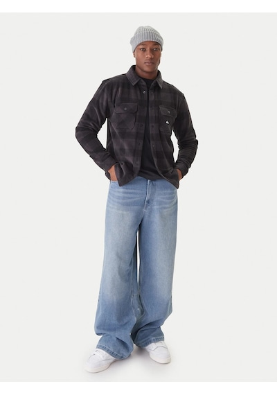 Quiksilver Quıksılver Berıng Straıt Check Shırt Anthracite - Pattern 1 Erkek Polar Ceket Eqypf03075-6454 Siyah Melanj Quiksilver Quıksılver Berıng Straıt Check Shırt Anthracite - Pattern 1 Erkek Polar Ceket Eqypf03075-6454 Siyah Melanj