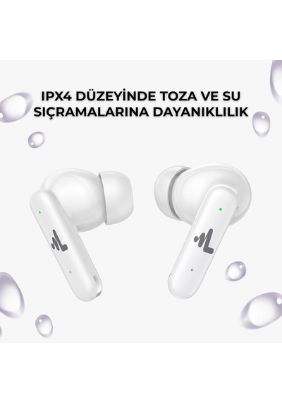 S160 Anc Kablosuz Bluetooth Kulaklık Beyaz