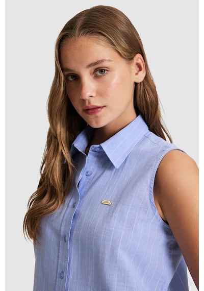 U.s. Polo Assn. Kadın Lila Gömlek Kısa Kollu 50324666-vr245 Lavanta