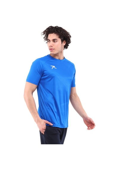 Raru Erkek Dijital Baskılı T-Shirt Justa Mavi