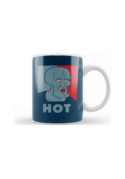 Handsome Squidward Kupa Bardak Porselen Karışık