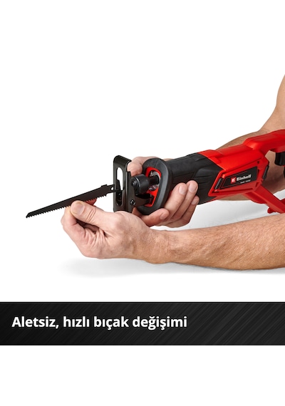 Einhell TE-AP 18/22 Li, Akülü Kılıç Testere Seti (2,5 Ah Akü ve Şarj Cihazı Dahildir)