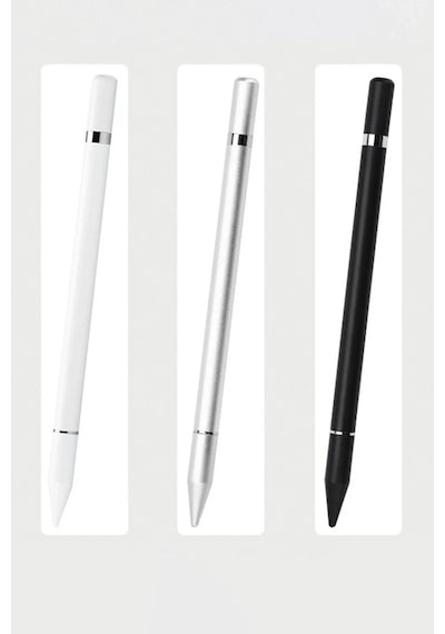 Büro Ev Ofis Touchscreen Cihazlar İçin Silver Dokunmatik Stylus Kalem