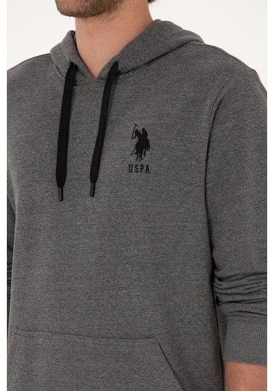U.s. Polo Assn. Erkek Antrasit Melanj Sweatshirt 50307703-vr081 Antrasit Melanj