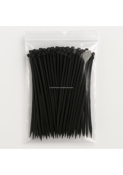 Tr Plastik Kablo Bağı, 100 Adet, Isıya Dayanıklı, Kablo Tutturma Bağı, 6,6 Naylon, Kablo Kelepçesi, Klips Seti, Genel