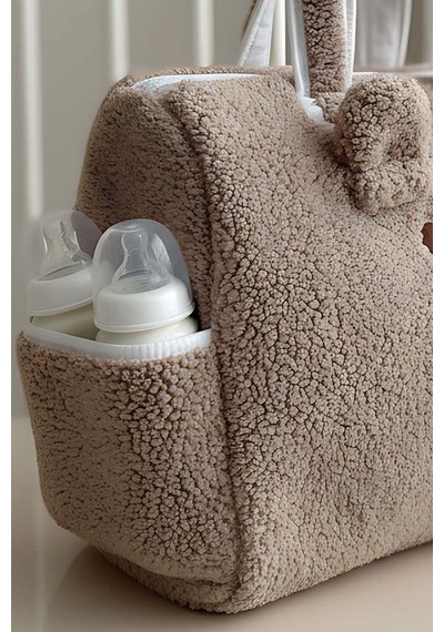 Peluş Ayıcık Anne Bebek Bakım Çantası Çok Renkli