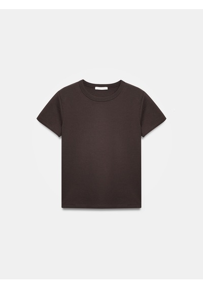 Dilvin 32779 Bisiklet Yaka T-shirt-koyu Kahve Kahverengi Dilvin 32779 Bisiklet Yaka T-shirt-koyu Kahve Kahverengi