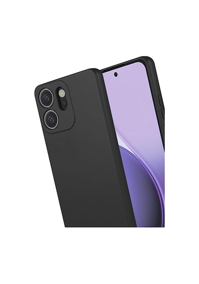 Oppo Reno 14f Uyumlu First Silikon - Siyah