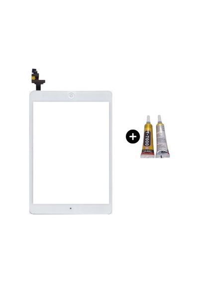 Apple Uyumlu iPad Mini A1432-a1454-a1455 Home Tuşlu Dokunmatik Beyaz + B7000