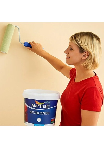 Marshall Silikonlu Mat Su Bazlı Silinebilir İç Cephe Boyası Bw Baz Beyaz 7,5 L 1 Adet