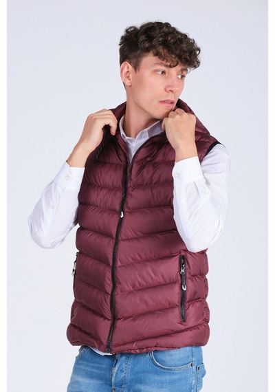 Everest Unısex Jel Dolgu Şişme Yelek Bordo