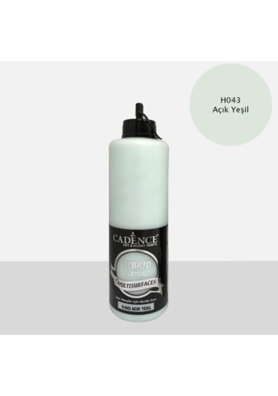 Cadence Boya Multisurface Hybrid Hibrit Akrilik Boya 500 Ml. H-043 Açık Yeşil Kırmızı Kırmızı