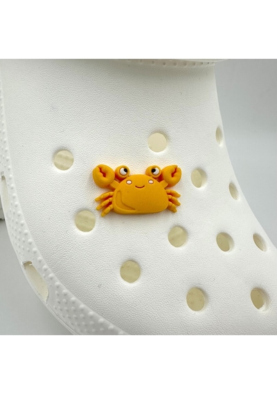 Crocs Terlik Süsü Ve Aksesuarı , Çanta Süsü Jibbitz 3d Yengeç 05 Görsel Figür Aksesuar Sarı