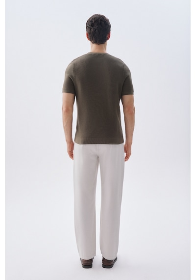 Mudo Erkek Erkek Taş Rengi Loose Fit Chino Pantolon 1266222