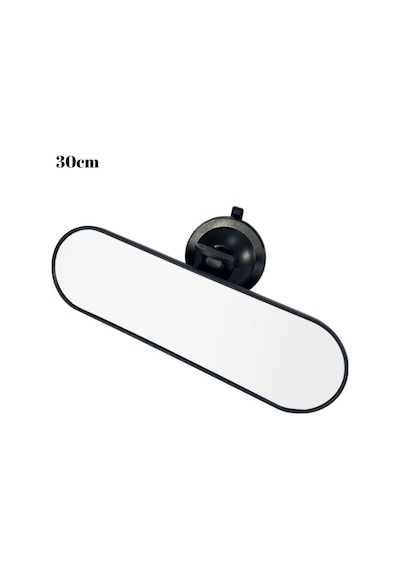 Oto Ayna İç İlave Dikiz Aynası Panoramik Vantuzlu Üniversal 30cm Siyah Sy-215