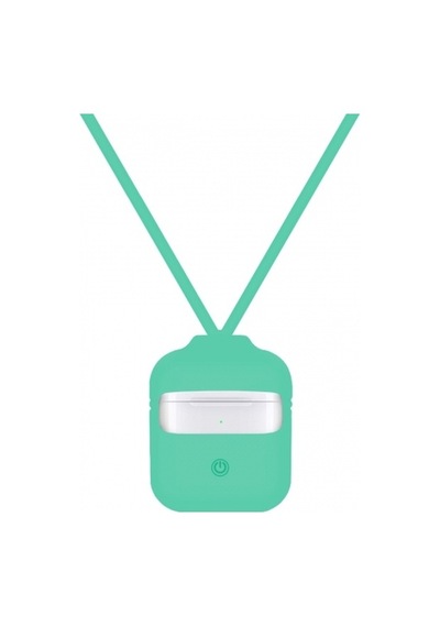 Blogy Apple Uyumlu AirPods İle Silikon Kılıf Cornflower
