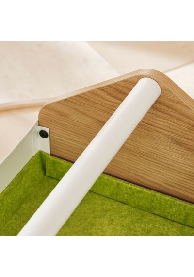 Ikea Yxstaby Laptop Desteği, Beyaz, 43x27x18 Cm, Depolamalı