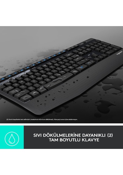 Logitech Mk345 Kablosuz Klavye Mouse Set 920-006514 Optik