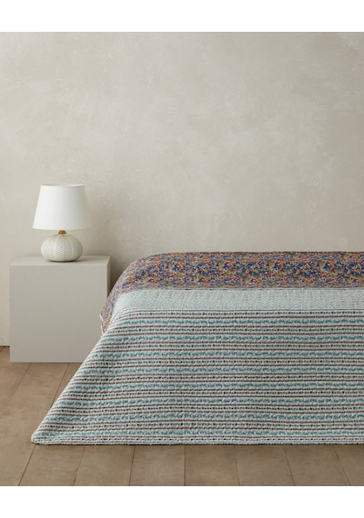 English Home Colorful Stripeway King Size Çok Amaçlı Örtü 220x240 Cm Kırmızı Kırmızı