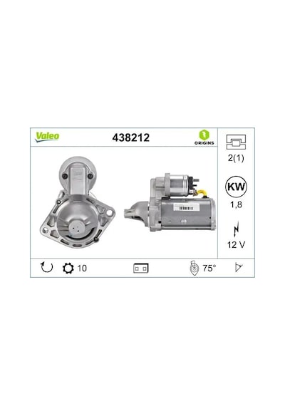 Valeo 438212 Mars Motoru 1202209 55217672 55221292