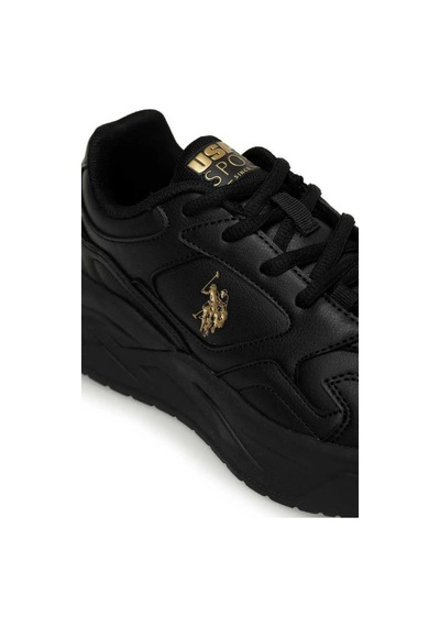 U.S. Polo Assn. U.s Polo Assn. Martha 4pr Siyah Altın Kadın Sneaker Siyah U.S. Polo Assn. U.s Polo Assn. Martha 4pr Siyah Altın Kadın Sneaker Siyah