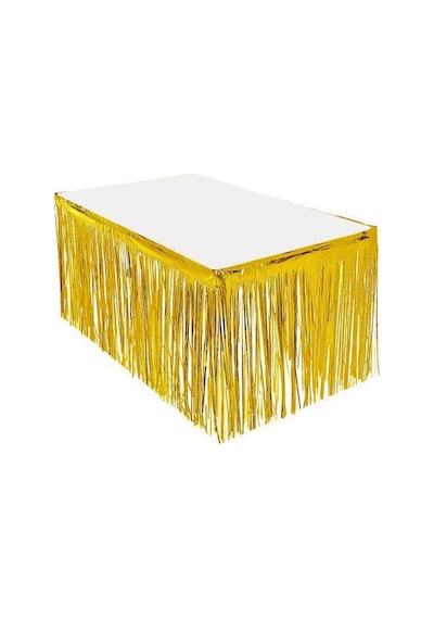 Metalize Masa Eteği Gold 70x300 cm