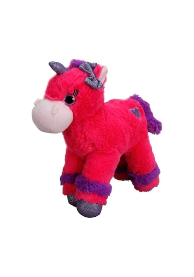 Mey İthalat Unicorn Renkli Peluş At 28 Cm. Mor