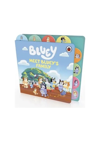 Ladybird Bluey Meet Blueys Family Tabbed Board Book