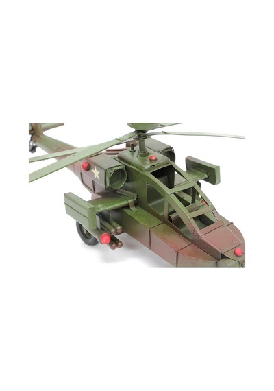 Dekoratif Metal Helikopter
