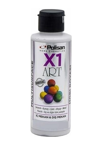 Polisan X1 Art Hobi Boyası 0048 Vernikli Oksit Kiremit 120 Ml