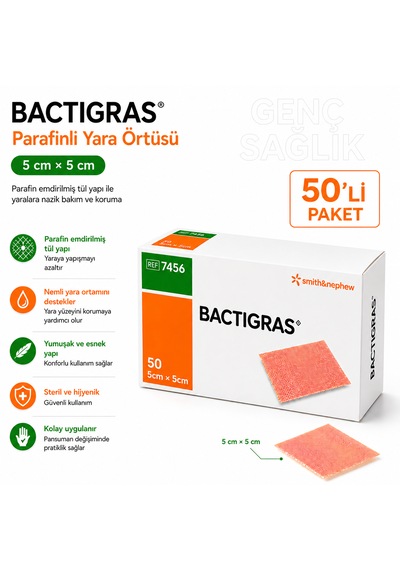 Bactıgras Yara Örtüsü 5 5cm 50 Paket