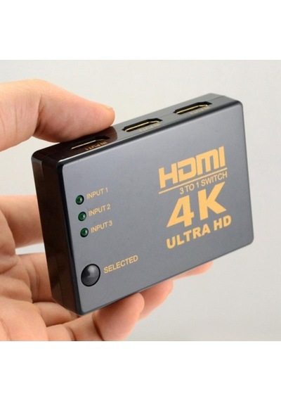 Gplus Ifswr-302 Hdmi 3 Port Giriş 1 Port Çıkış Kumandalı Switch