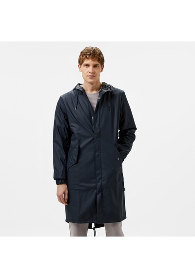 Raıns Rains Fishtail Parka W3 Unisex Lacivert Yağmurluk