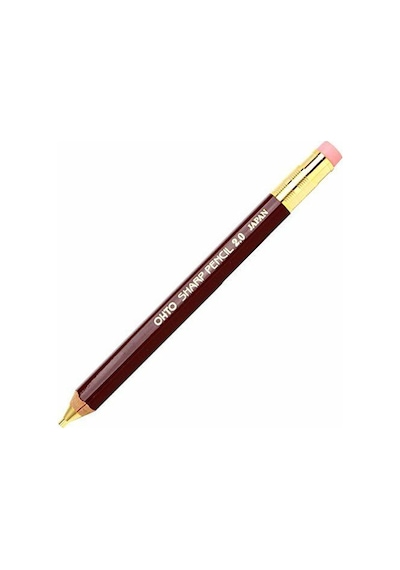 Ohto Wooden Versatil Kalem 2.0Mm Bordo Aps-680E