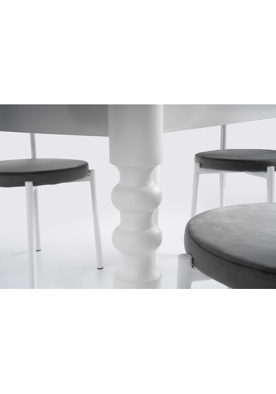Cunda Beta Mutfak Masası Sandalye Takımı 70x110 Beyaz