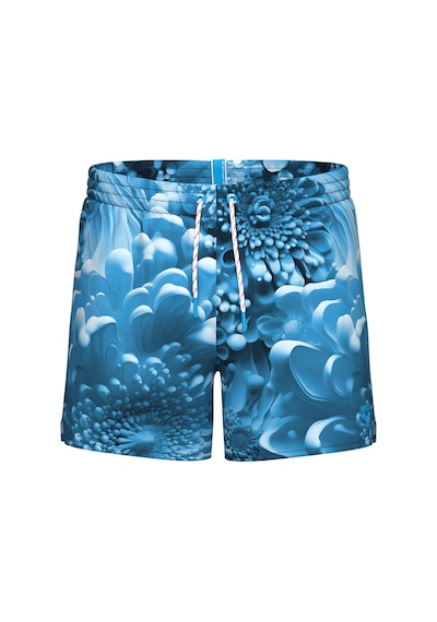 Arena Water Prints Beach Erkek Mavi Deniz Şortu 007159720 Mavi