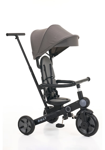 Flow 9in1 Smart Trike Çift Yönlü, Yatabilir, Katlanabilir, Denge Bisikleti Özellikli Bebek Ve Çocuk Bisikleti Gri