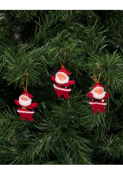 Yılbaşı Çam Ağacı Süsü Noel Baba 6'lı