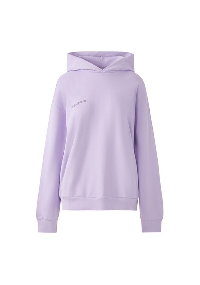 Pangaia Günlük Lüks 365 Kapüşonlu Sweatshirt - Orkide Moru Mor