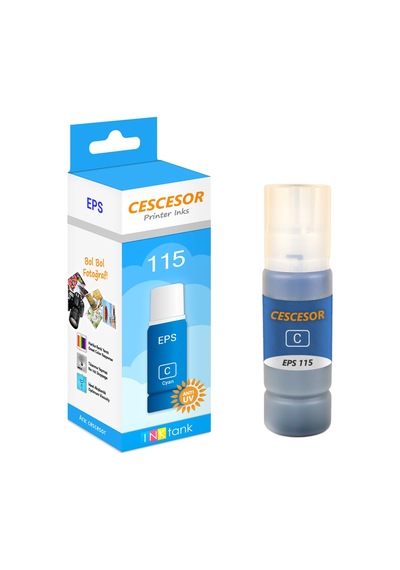Cescesor Eps - 115 C Uyumlu Mürekkep Mavi 70 ML